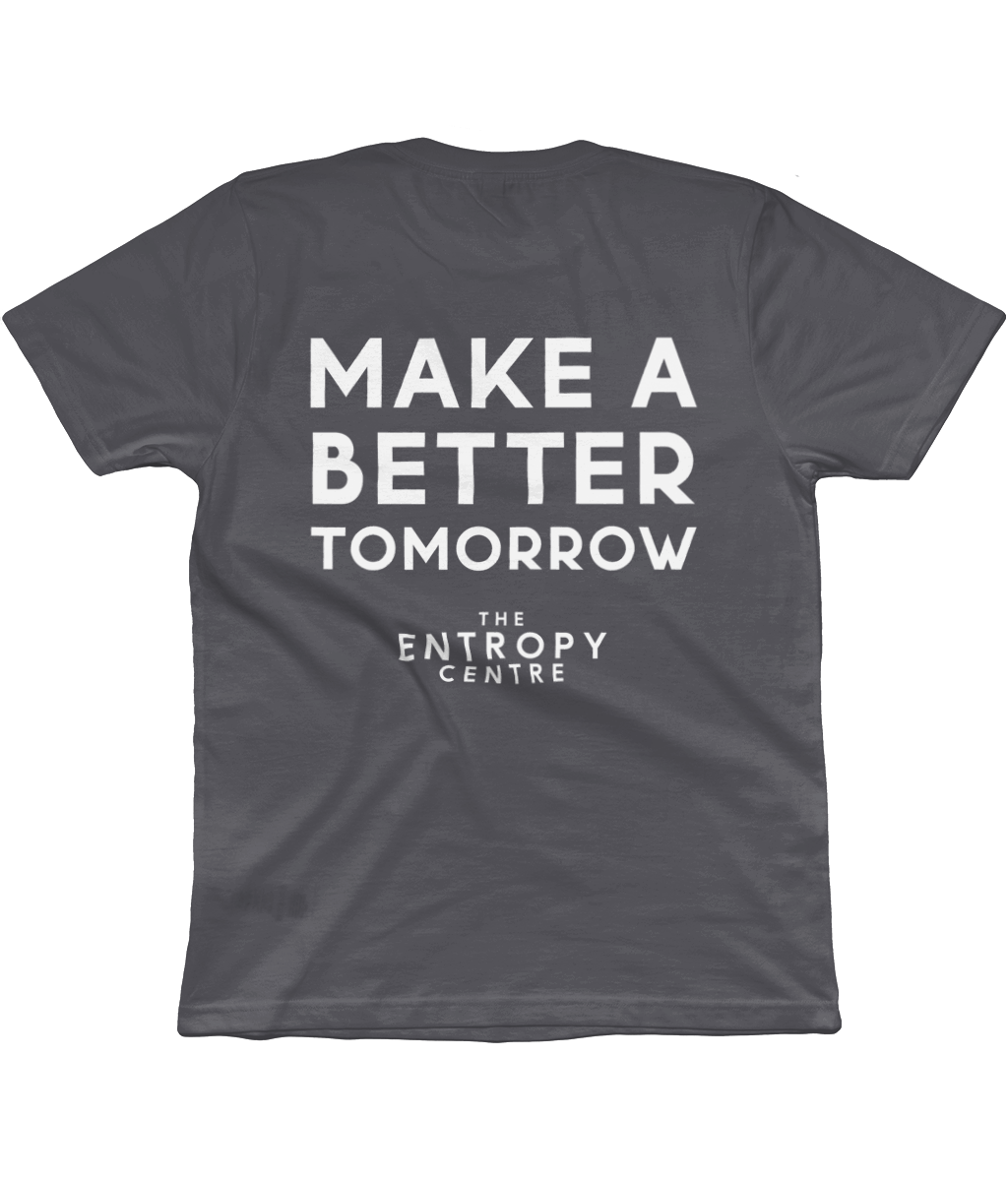 The Entropy Centre: Staff T-shirt with sleeve design